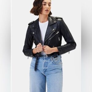 Deadwood Joan Black Leather Jacket